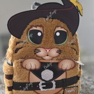 Loungefly Brown and Black Cat Backpack